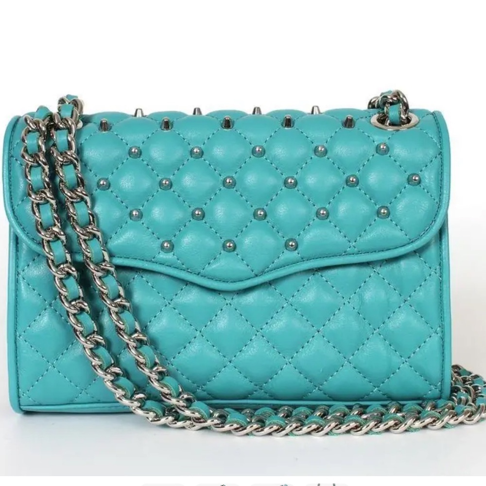 Rebecca Minkoff Awesome Studded Quilted Mini Affair Convertible Crossbody Bag